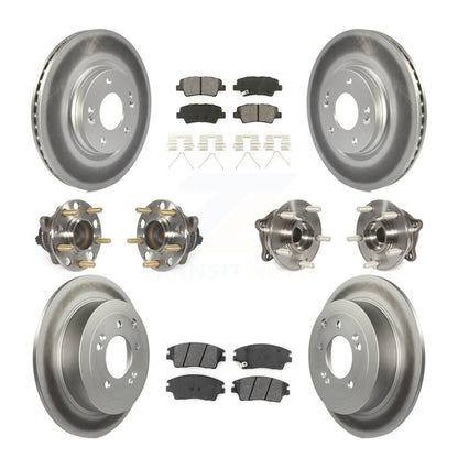 [Avant + Arrière] Kit d'ensemble roulement de roue et moyeu pour Hyundai Tucson Kia Sportage KBB-112252