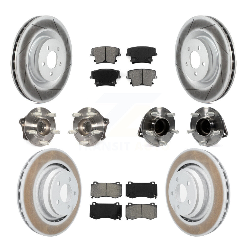 [Avant + Arrière] Kit d'ensemble roulement de roue et moyeu pour 2015 Dodge Charger R T Scat Pack avec RWD 6.4L KBB-112259