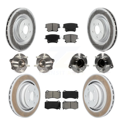 [Avant + Arrière] Kit d'ensemble roulement de roue et moyeu pour 2015 Dodge Charger R T Scat Pack avec RWD 6.4L KBB-112259