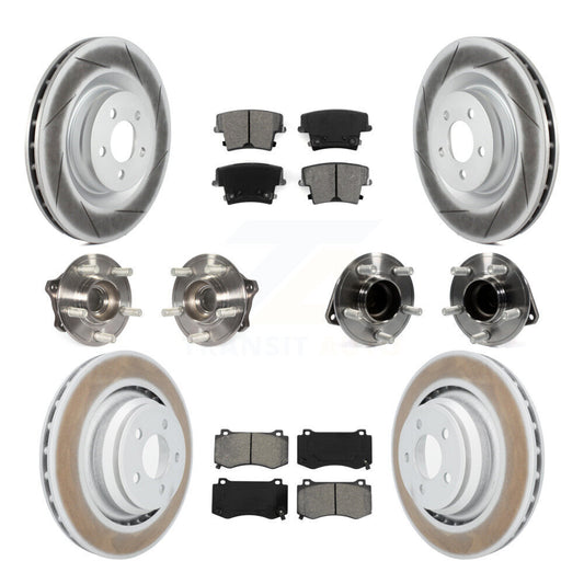 [Avant + Arrière] Kit d'ensemble roulement de roue et moyeu pour 2015 Dodge Charger R T Scat Pack avec RWD 6.4L KBB-112259