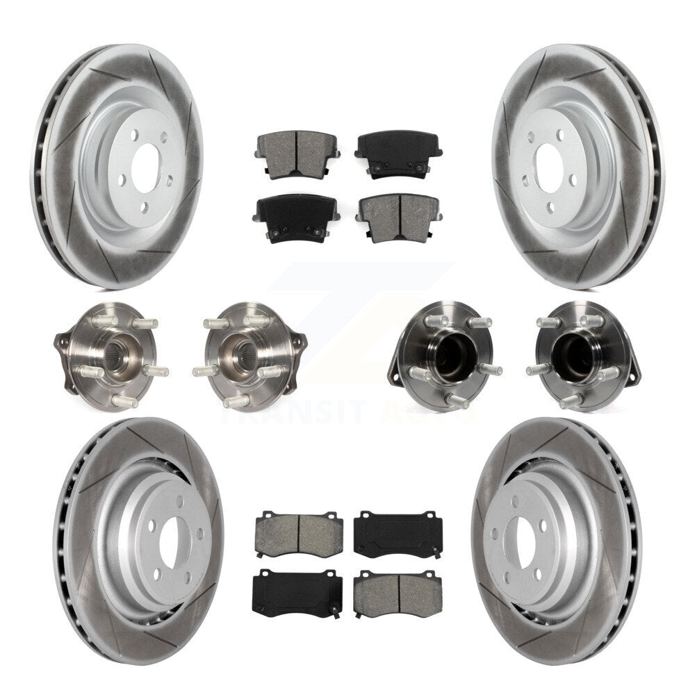 [Avant + Arrière] Kit d'ensemble roulement de roue et moyeu pour 2015 Dodge Charger R T Scat Pack avec RWD 6.4L KBB-112261