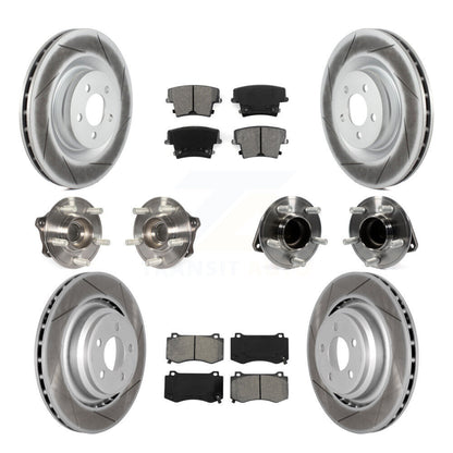 [Avant + Arrière] Kit d'ensemble roulement de roue et moyeu pour 2015 Dodge Charger R T Scat Pack avec RWD 6.4L KBB-112261