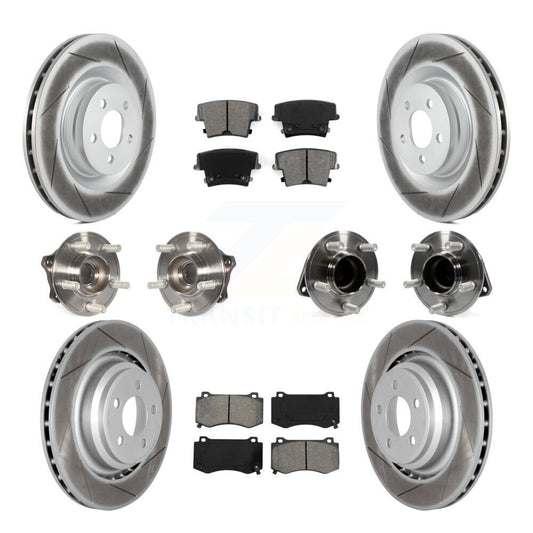 [Avant + Arrière] Kit d'ensemble roulement de roue et moyeu pour 2015 Dodge Charger R T Scat Pack avec RWD 6.4L KBB-112261