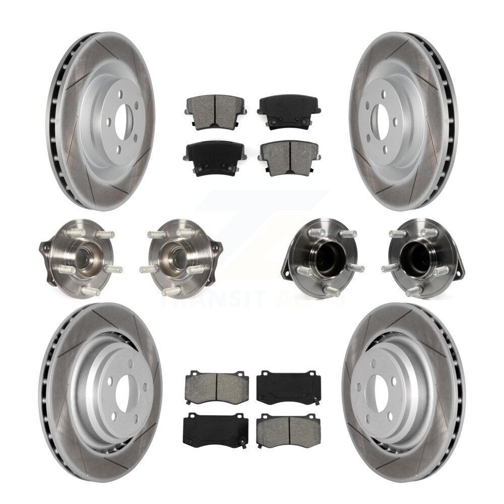 [Avant + Arrière] Kit d'ensemble roulement de roue et moyeu pour 2015 Dodge Charger R T Scat Pack avec RWD 6.4L KBB-112265