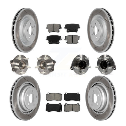 [Avant + Arrière] Kit d'ensemble roulement de roue et moyeu pour 2015 Dodge Charger R T Scat Pack avec RWD 6.4L KBB-112265