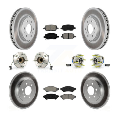 [Avant + Arrière] Kit d'ensemble roulement de roue et moyeu pour 2007 Saturn Relay 3 Hole Flange or Triangular KBB-112274