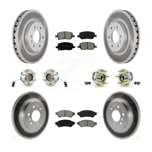 [Avant + Arrière] Kit d'ensemble roulement de roue et moyeu pour Chevrolet Uplander Buick Terraza Pontiac Montana 3 Hole Triangular Flange KBB-112275