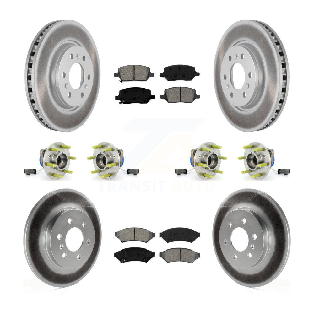 [Avant + Arrière] Kit d'ensemble roulement de roue et moyeu pour 2006 Saturn Relay AWD avec FE1 Suspension KBB-112276