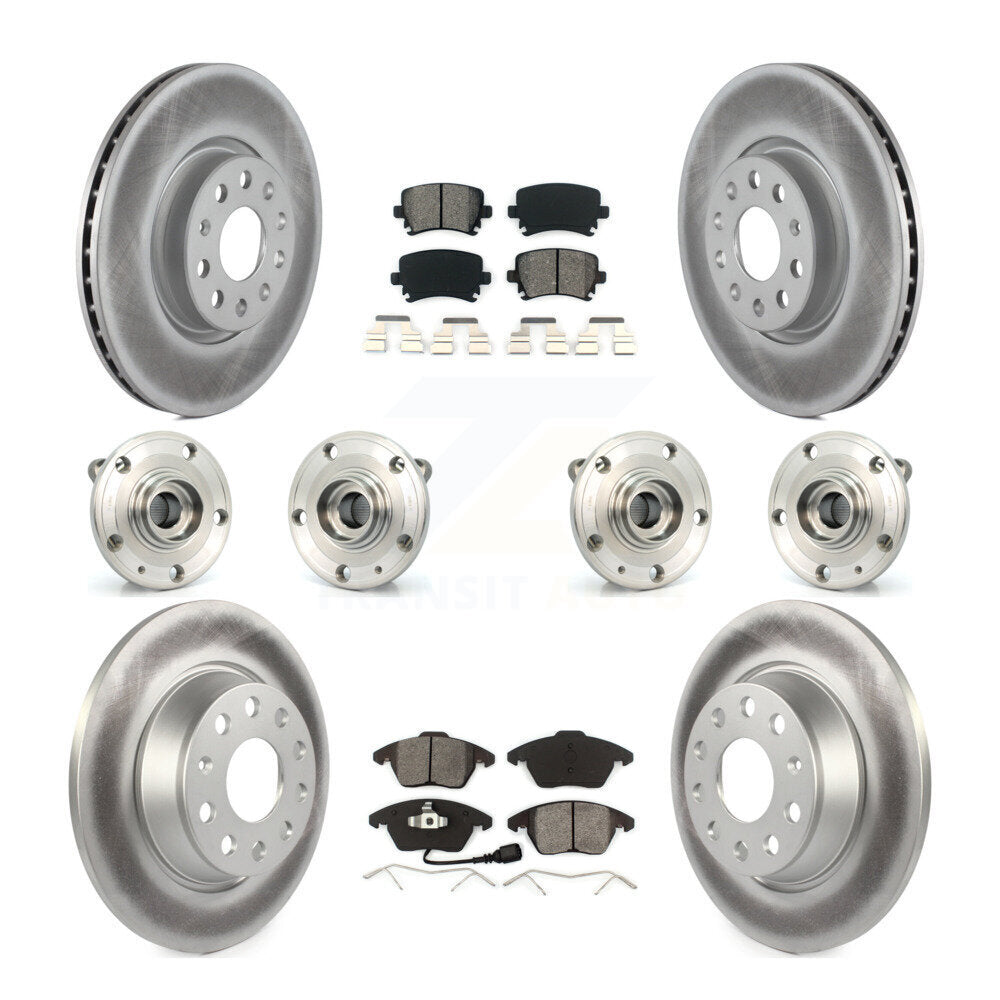 [Avant + Arrière] Kit d'ensemble roulement de roue et moyeu pour Volkswagen Passat Audi A3 Quattro KBB-112277