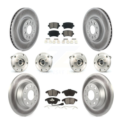 [Avant + Arrière] Kit d'ensemble roulement de roue et moyeu pour Volkswagen Passat Audi A3 Quattro KBB-112277