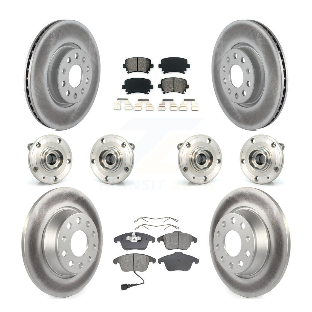 [Avant + Arrière] Kit d'ensemble roulement de roue et moyeu pour Volkswagen Tiguan Audi Q3 Quattro KBB-112278