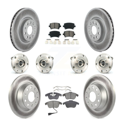 [Avant + Arrière] Kit d'ensemble roulement de roue et moyeu pour Volkswagen Tiguan Audi Q3 Quattro KBB-112278