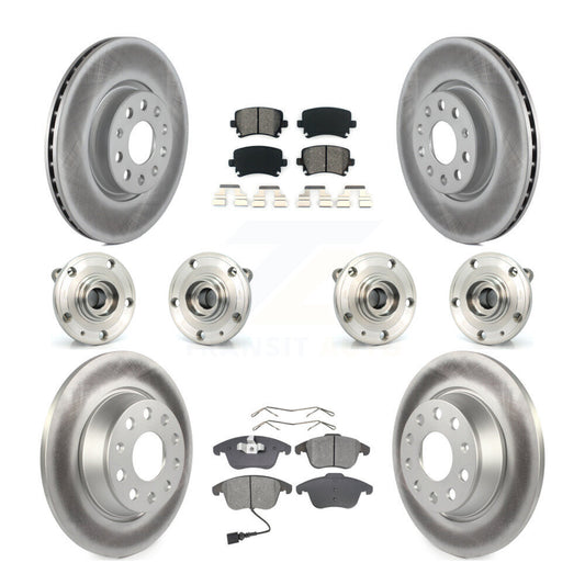 [Avant + Arrière] Kit d'ensemble roulement de roue et moyeu pour Volkswagen Tiguan Audi Q3 Quattro KBB-112278