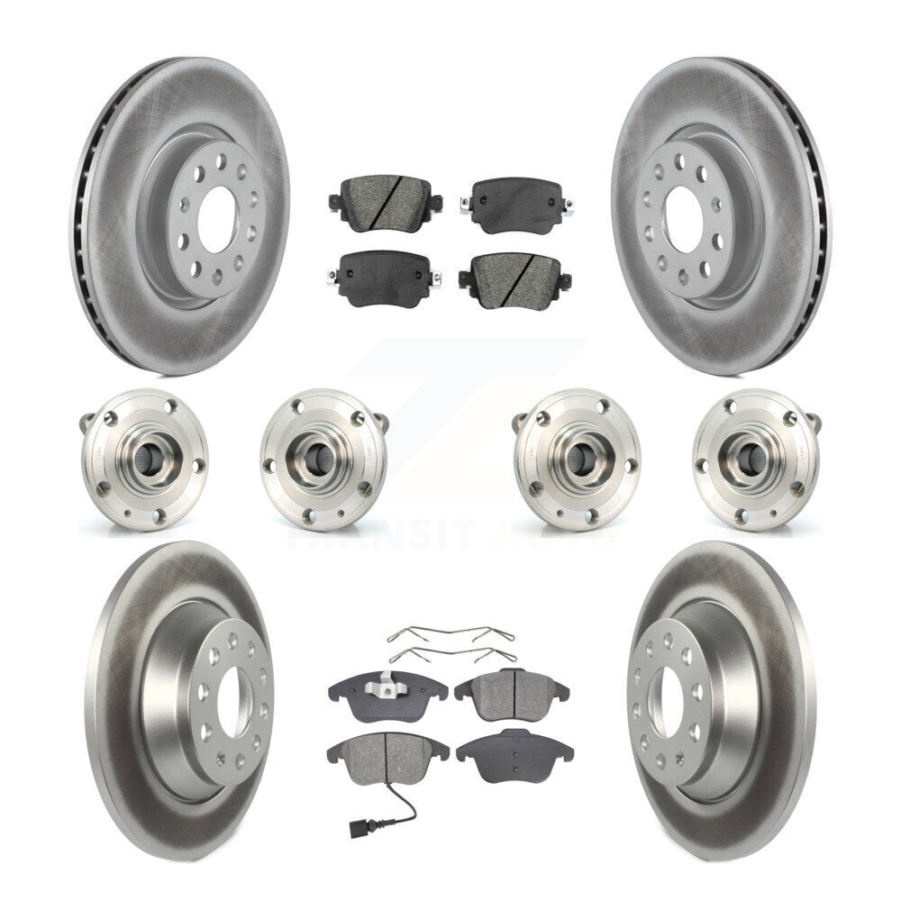 [Avant + Arrière] Kit d'ensemble roulement de roue et moyeu pour Audi Q3 Quattro KBB-112279