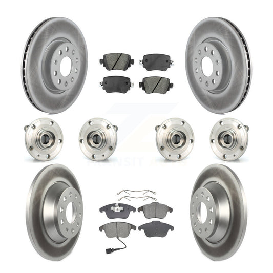 [Avant + Arrière] Kit d'ensemble roulement de roue et moyeu pour Audi Q3 Quattro KBB-112279