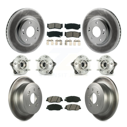 [Avant + Arrière] Kit d'ensemble roulement de roue et moyeu pour 2007-2009 Hyundai Santa Fe AWD KBB-112280