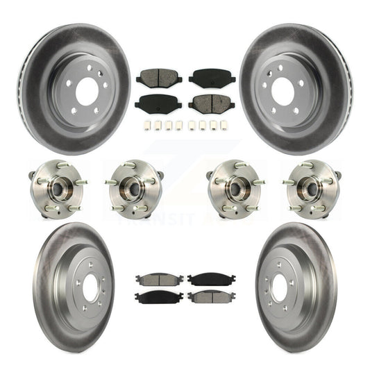 [Avant + Arrière] Kit d'ensemble roulement de roue et moyeu pour 2009-2010 Lincoln MKS KBB-112290