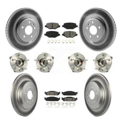 [Avant + Arrière] Kit d'ensemble roulement de roue et moyeu pour Ford Taurus Flex Lincoln MKT MKS KBB-112291