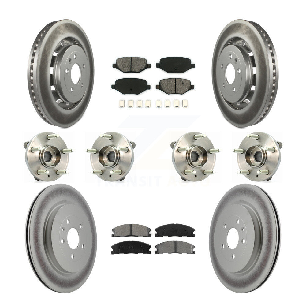 [Avant + Arrière] Kit d'ensemble roulement de roue et moyeu pour Lincoln MKS Ford Flex Taurus MKT KBB-112292