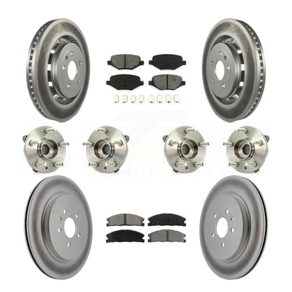 [Avant + Arrière] Kit d'ensemble roulement de roue et moyeu pour Lincoln MKS Ford Flex Taurus MKT KBB-112292