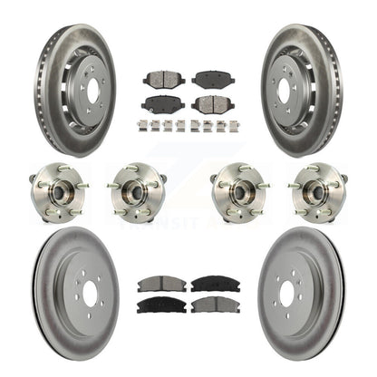 [Avant + Arrière] Kit d'ensemble roulement de roue et moyeu pour Ford Flex Taurus Lincoln MKS KBB-112293