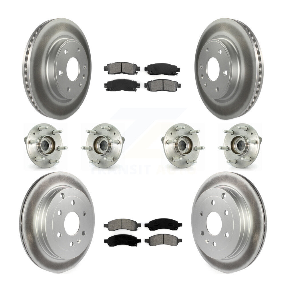 [Avant + Arrière] Kit d'ensemble roulement de roue et moyeu pour Chevrolet Traverse GMC Acadia Buick Enclave Saturn Outlook Limited KBB-112294