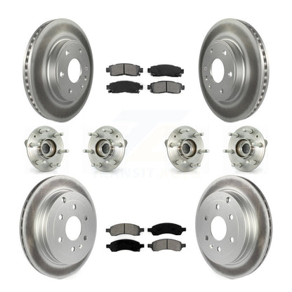 [Avant + Arrière] Kit d'ensemble roulement de roue et moyeu pour Chevrolet Traverse GMC Acadia Buick Enclave Saturn Outlook Limited KBB-112294