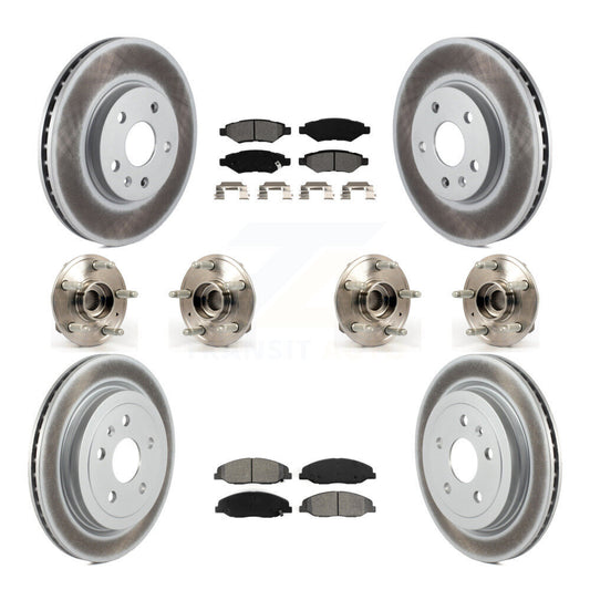 [Avant + Arrière] Kit d'ensemble roulement de roue et moyeu pour Cadillac CTS sans Heavy Duty Brakes KBB-112297