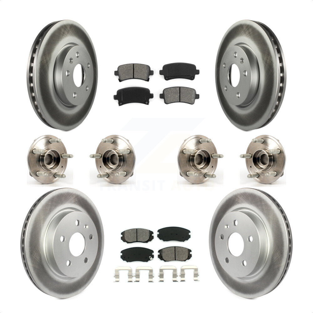 [Avant + Arrière] Kit d'ensemble roulement de roue et moyeu pour 2018-2019 Chevrolet Impala KBB-112298 par Transit Auto