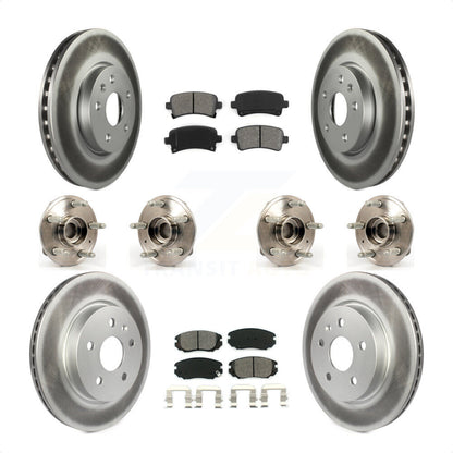 [Avant + Arrière] Kit d'ensemble roulement de roue et moyeu pour 2018-2019 Chevrolet Impala KBB-112298 par Transit Auto