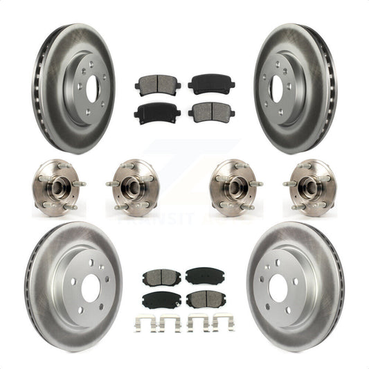 [Avant + Arrière] Kit d'ensemble roulement de roue et moyeu pour 2018-2019 Chevrolet Impala KBB-112298 par Transit Auto