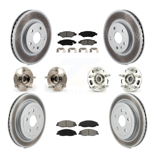 [Avant + Arrière] Kit d'ensemble roulement de roue et moyeu pour Cadillac CTS sans Heavy Duty Brakes KBB-112299