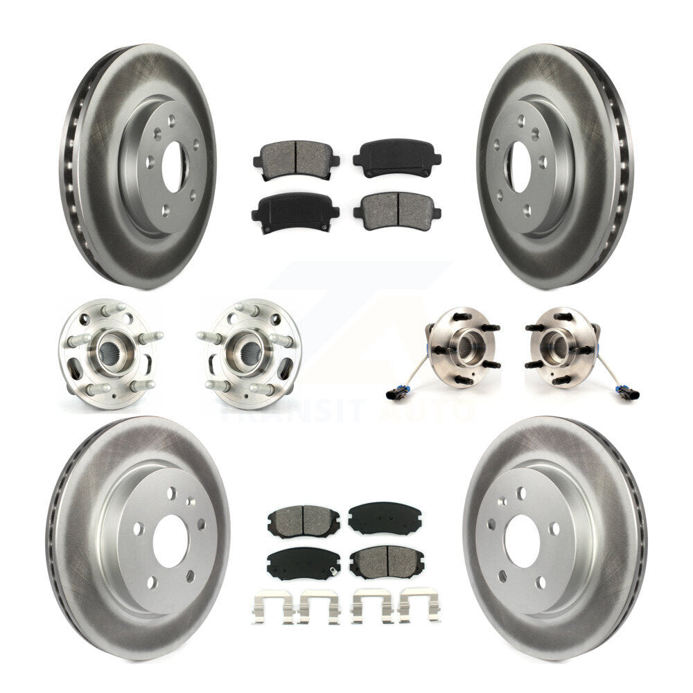 [Avant + Arrière] Kit d'ensemble roulement de roue et moyeu pour 2010 Buick Allure KBB-112300