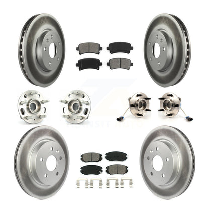 [Avant + Arrière] Kit d'ensemble roulement de roue et moyeu pour 2010 Buick Allure KBB-112300