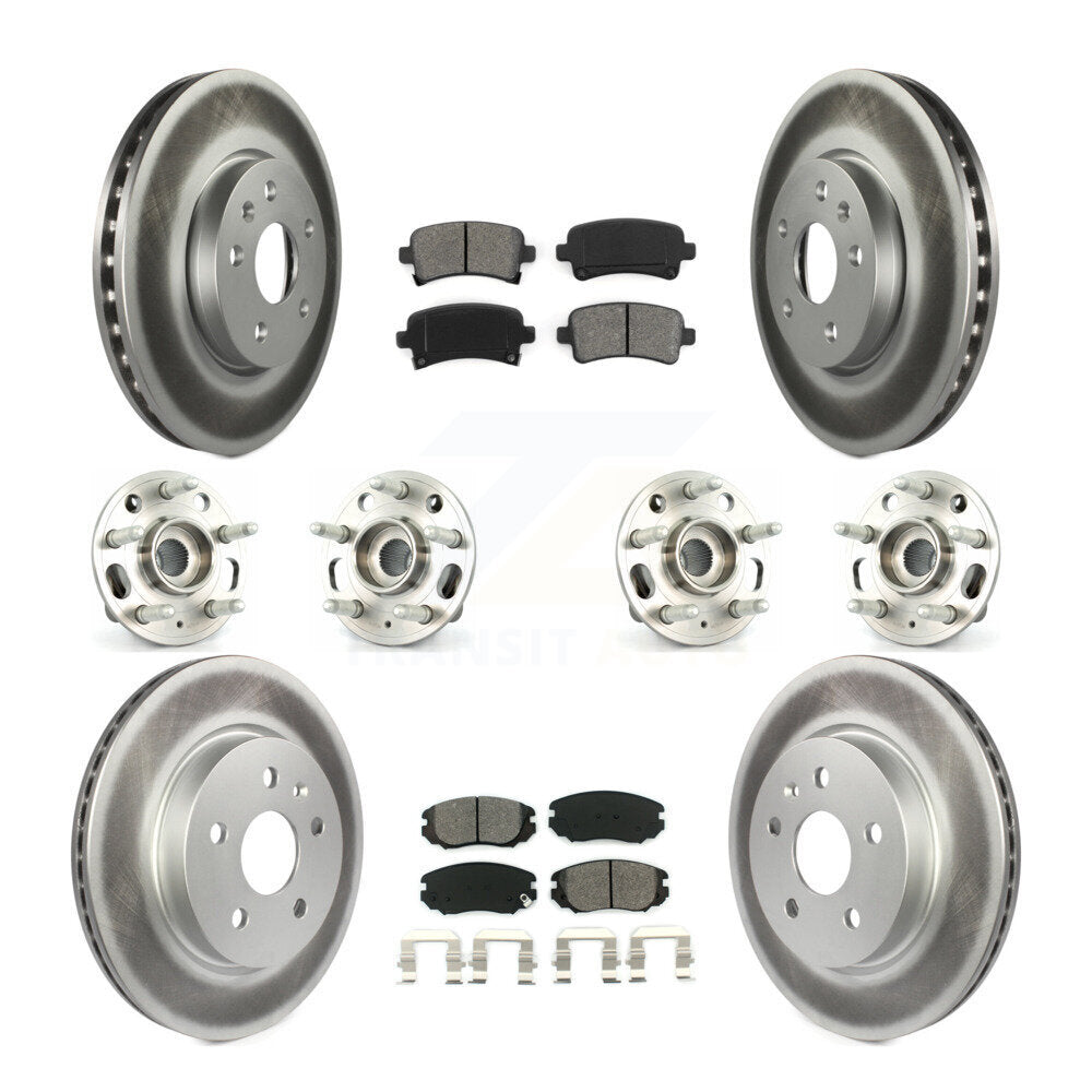 [Avant + Arrière] Kit d'ensemble roulement de roue et moyeu pour Chevrolet Malibu Impala Buick LaCrosse KBB-112301