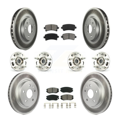 [Avant + Arrière] Kit d'ensemble roulement de roue et moyeu pour Chevrolet Malibu Impala Buick LaCrosse KBB-112301