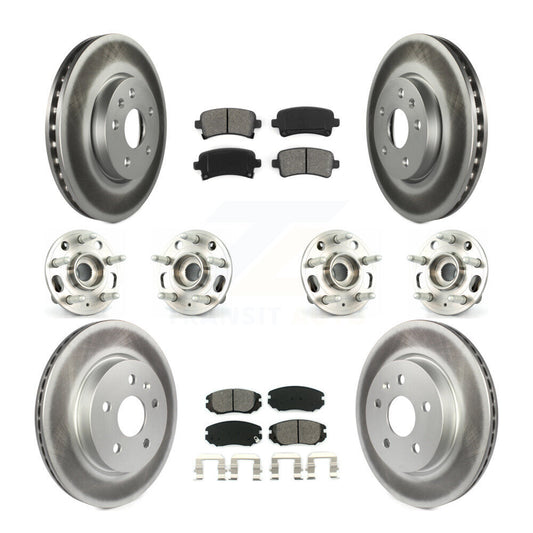 [Avant + Arrière] Kit d'ensemble roulement de roue et moyeu pour Chevrolet Malibu Impala Buick LaCrosse KBB-112301
