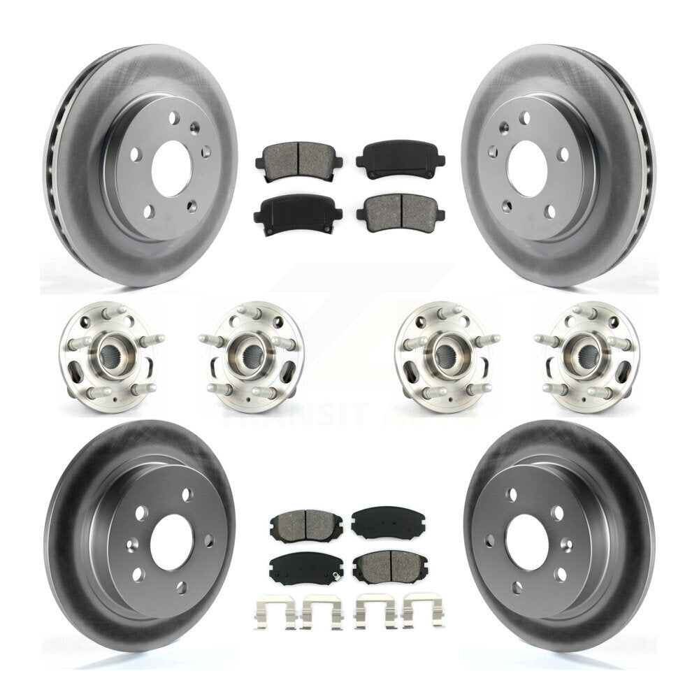 [Avant + Arrière] Kit d'ensemble roulement de roue et moyeu pour 2013-2015 Chevrolet Malibu Naturally Aspirated KBB-112302