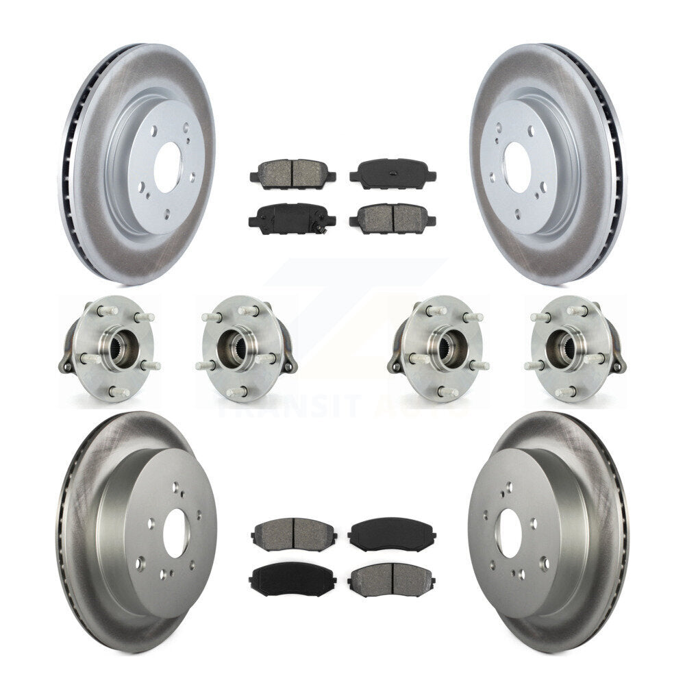[Avant + Arrière] Kit d'ensemble roulement de roue et moyeu pour 2009-2013 Suzuki Grand Vitara KBB-112304