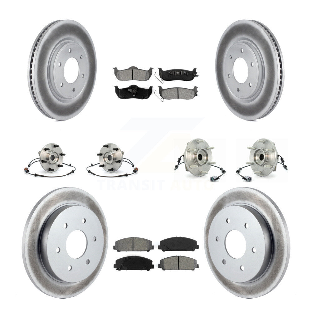 [Avant + Arrière] Kit d'ensemble roulement de roue et moyeu pour 2007 INFINITI QX56 From 04 07 KBB-112313