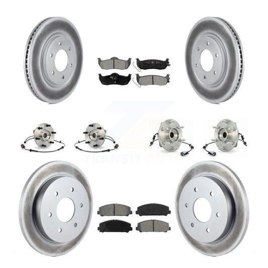 [Avant + Arrière] Kit d'ensemble roulement de roue et moyeu pour 2007 INFINITI QX56 From 04 07 KBB-112313
