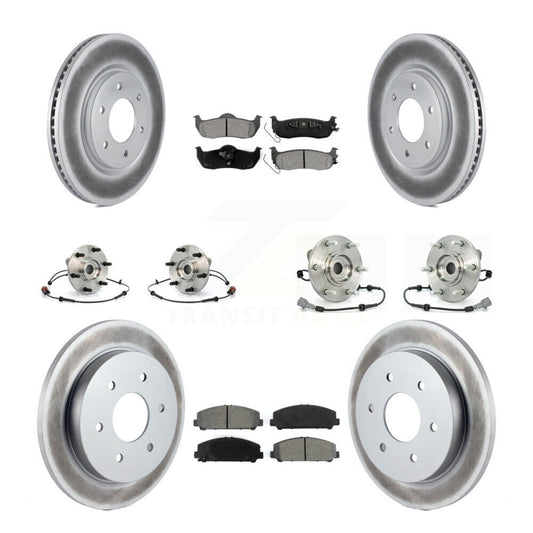[Avant + Arrière] Kit d'ensemble roulement de roue et moyeu pour Nissan Armada INFINITI QX56 KBB-112314