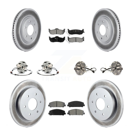 [Avant + Arrière] Kit d'ensemble roulement de roue et moyeu pour 2012 Nissan Armada 4WD From 12 11 KBB-112315