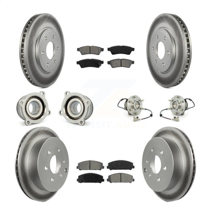 [Avant + Arrière] Kit d'ensemble roulement de roue et moyeu pour Suzuki Equator KBB-112317 par Transit Auto