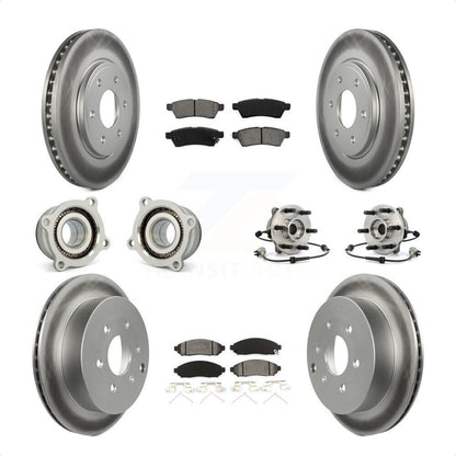 [Avant + Arrière] Kit d'ensemble roulement de roue et moyeu pour Nissan Frontier KBB-112320 par Transit Auto
