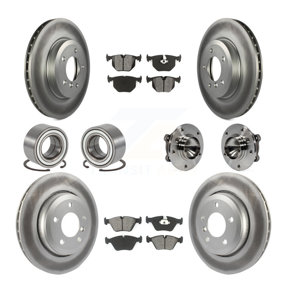 [Avant + Arrière] Kit d'ensemble roulement de roue et moyeu pour 2006 BMW 330Ci KBB-112330