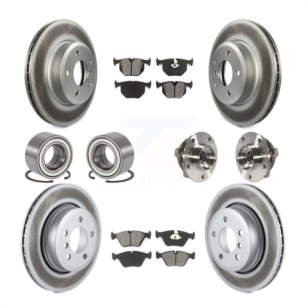 [Avant + Arrière] Kit d'ensemble roulement de roue et moyeu pour 2010 BMW X3 KBB-112331 par Transit Auto