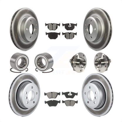 [Avant + Arrière] Kit d'ensemble roulement de roue et moyeu pour 2010 BMW X3 KBB-112331 par Transit Auto