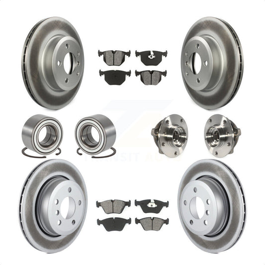 [Avant + Arrière] Kit d'ensemble roulement de roue et moyeu pour 2010 BMW X3 KBB-112331 par Transit Auto