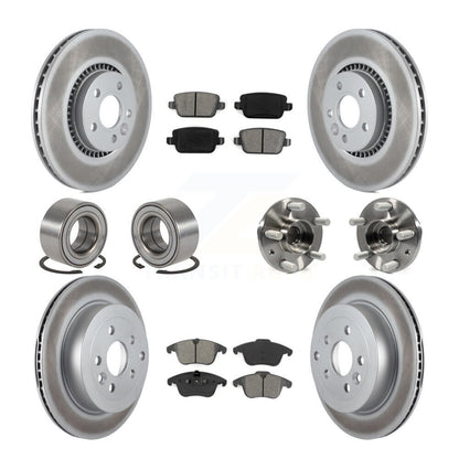 [Avant + Arrière] Kit d'ensemble roulement de roue et moyeu pour 2008-2011 Land Rover LR2 KBB-112332